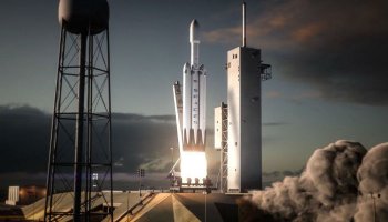 Запуск SpaceX Falcon Heavy 