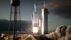 Запуск SpaceX Falcon Heavy
