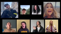 Відео-флешмоб — «Ой у лузі червона калина»