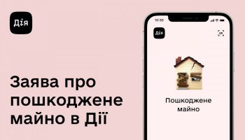 Як подати заяву про пошкоджене майно в Дії?