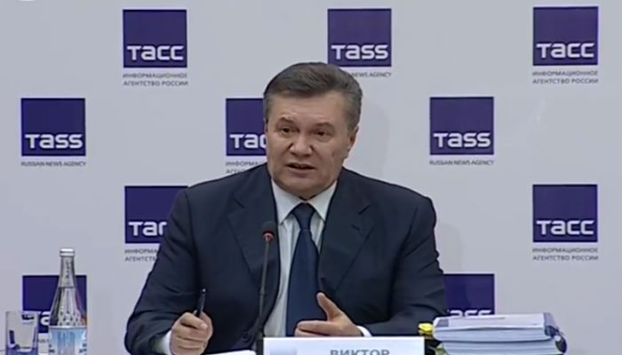 Пресс-конференция Виктора Януковича