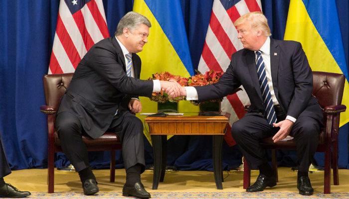 Встреча Порошенко с Трампом в Нью-Йорке