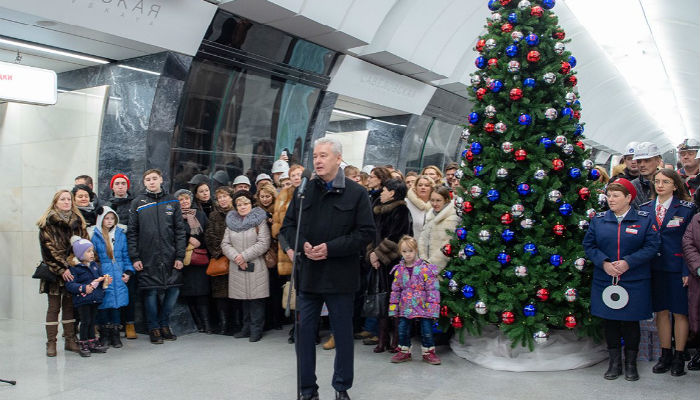 Новогоднее поздравление мэра Москвы Сергея Собянина