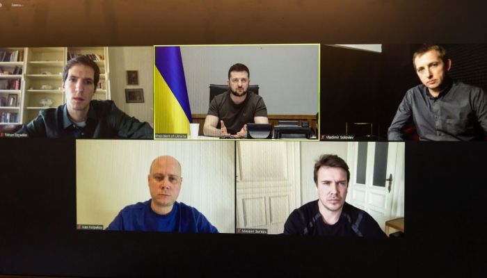 Интервью Зеленского российским журналистам